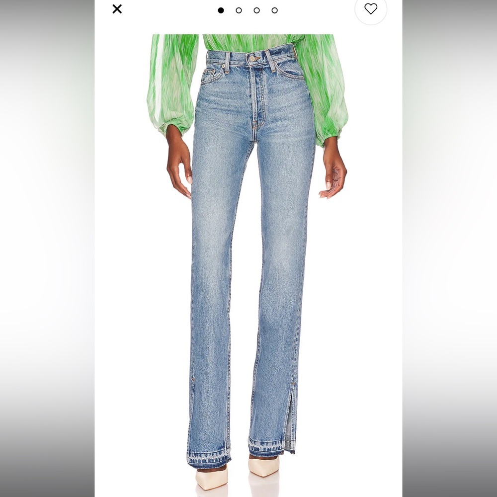 EB Denim unraveled two jeans